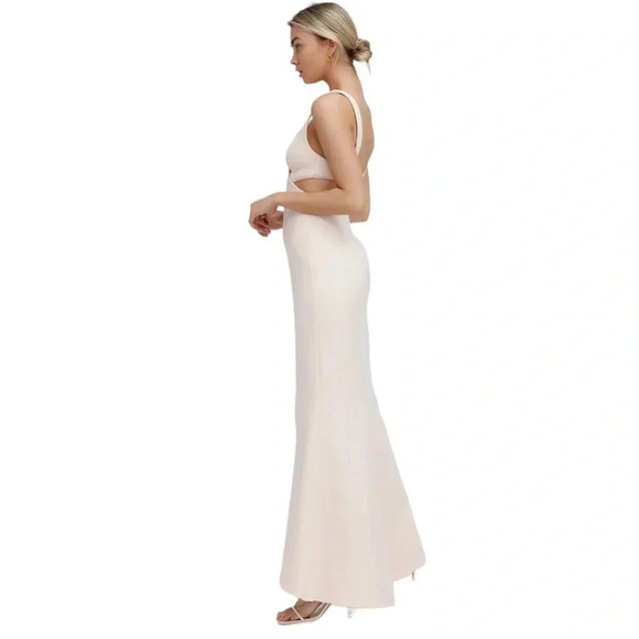 Significant Other Evie Cut Out Open Back Long Dress Blush Size 4 NWT - Picture 4 of 14